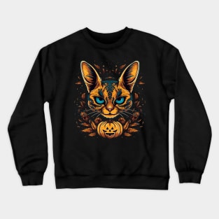 Serval Halloween Crewneck Sweatshirt